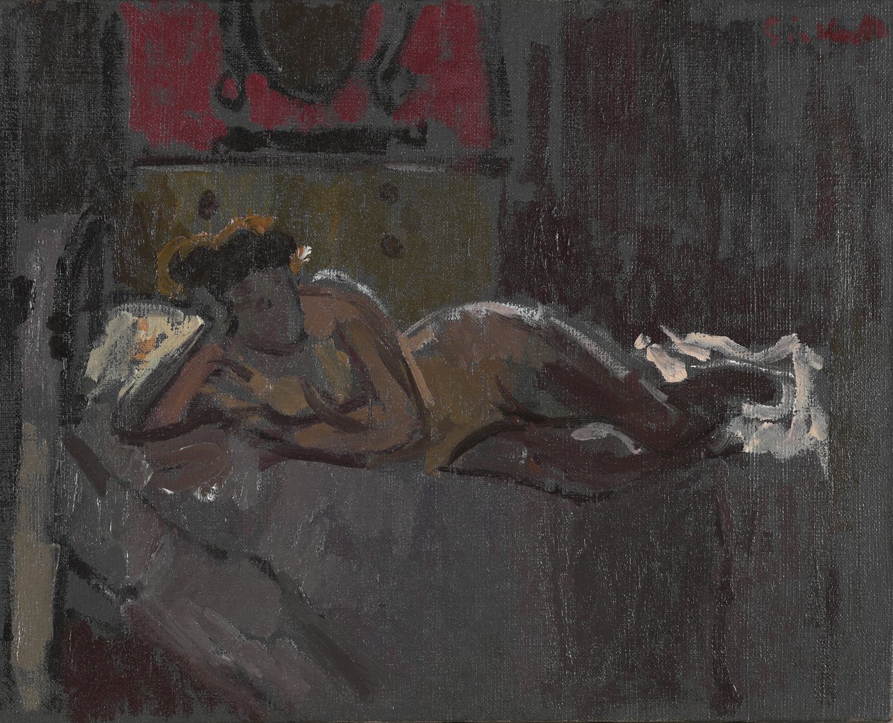 Fekvő akt, Mornington Crescent, 1905 alkotó: Walter Richard Sickert