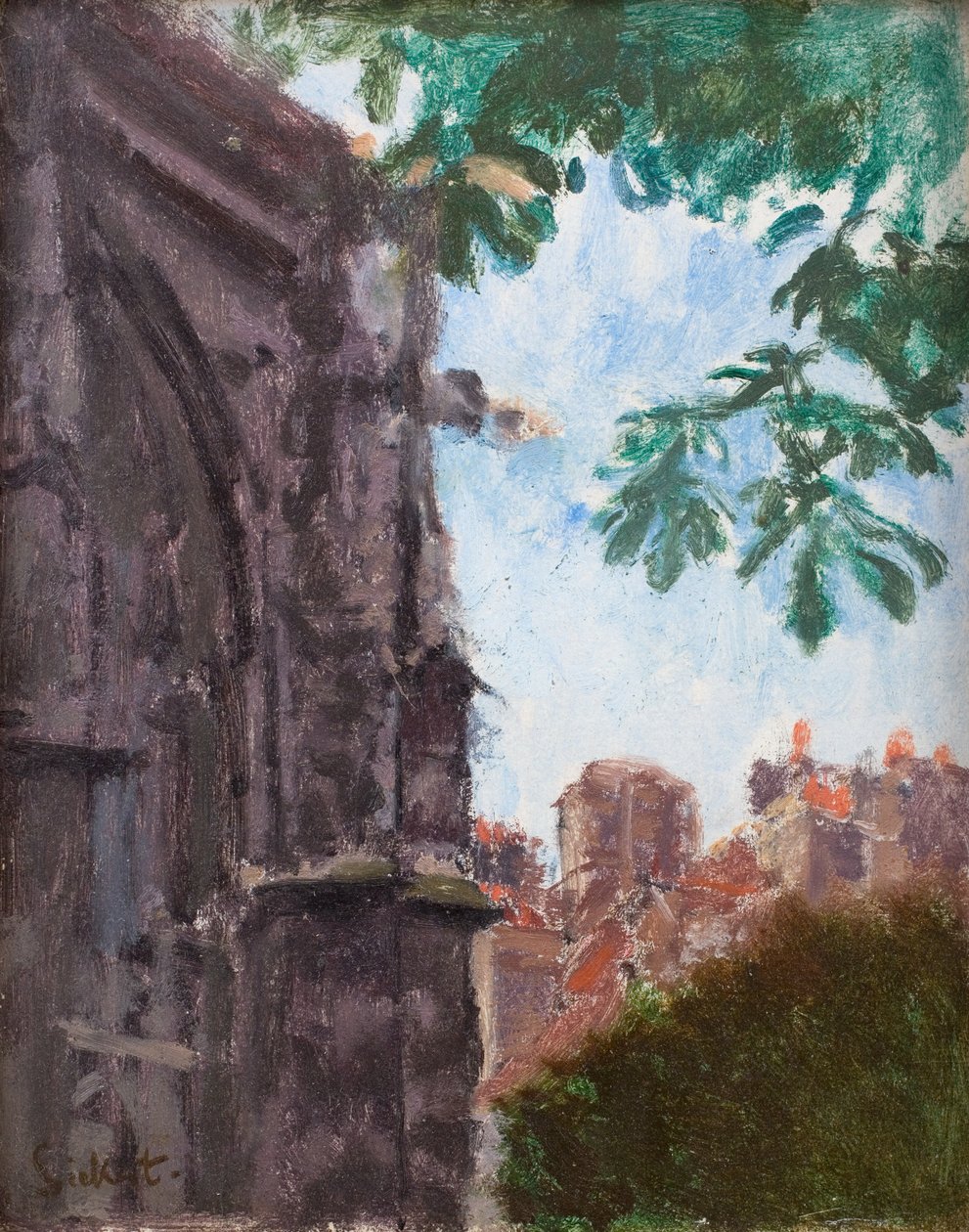 St Rémy: Templom chevet alkotó: Walter Richard Sickert