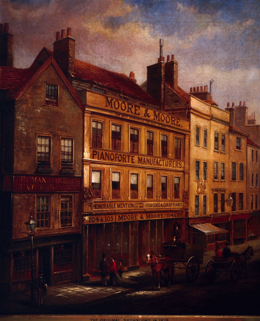 Bishopsgate, London, 1871-ben, 1872-ben alkotó: Walter Riddle