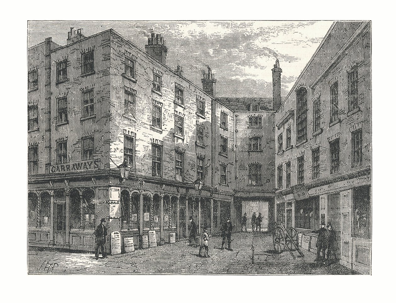 Garraway kávéháza, 1878 alkotó: Walter Thornbury