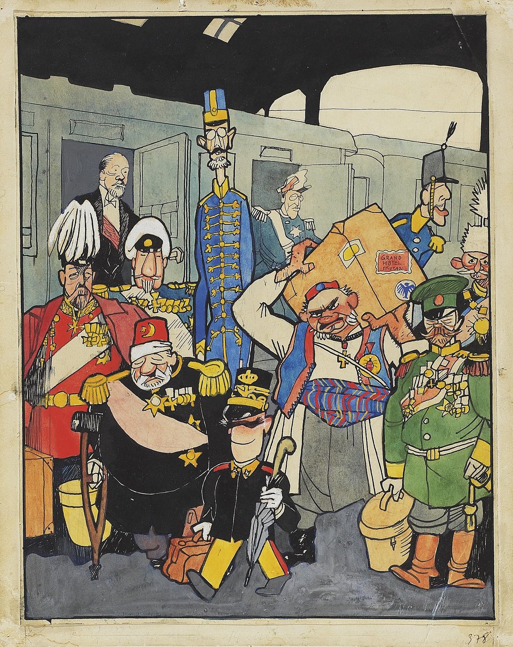 A Friedrichstrasse állomás alkotó: Walter Trier