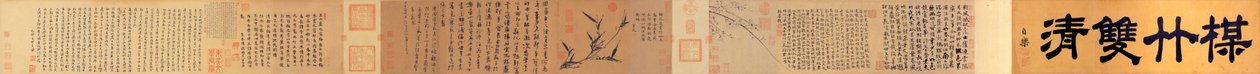 Twin Purities of Bamboo and Plum Blossom 中文 alkotó: Wang Mian