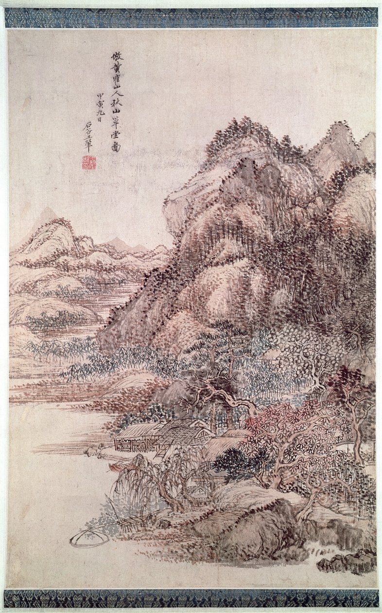Őszi hegyek alkotó: Wang Huei