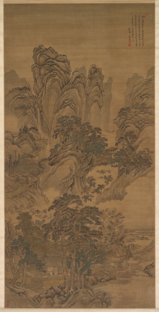Táj, 1632-1717. alkotó: Wang Hui