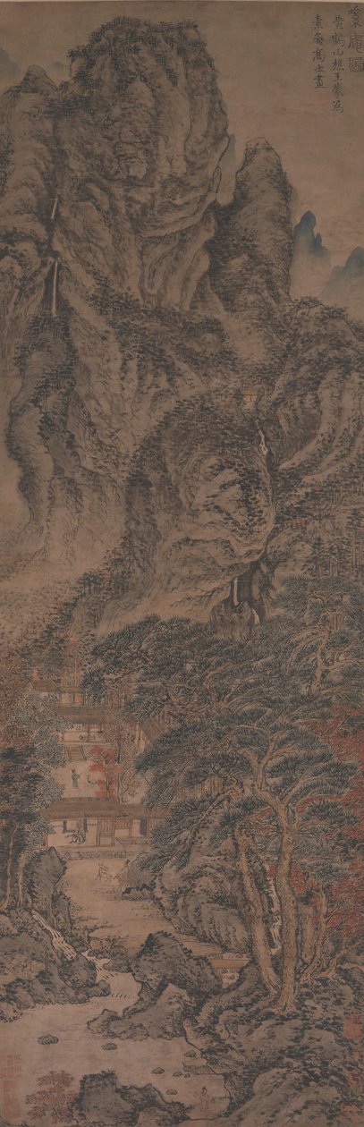 The Simple Retreat, kb. 1370. alkotó: Wang Meng