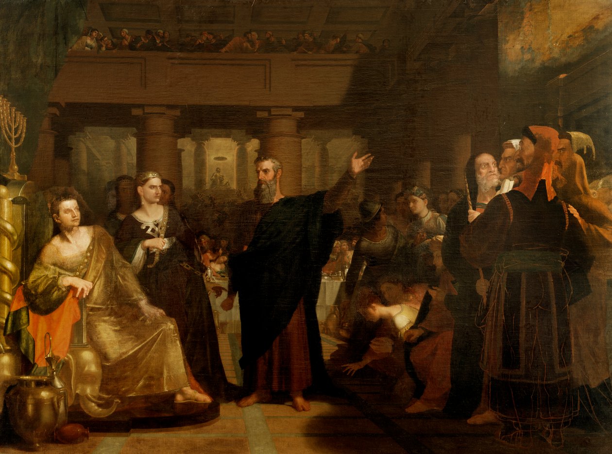 Belsazár ünnepe, 1817-43 alkotó: Washington Allston