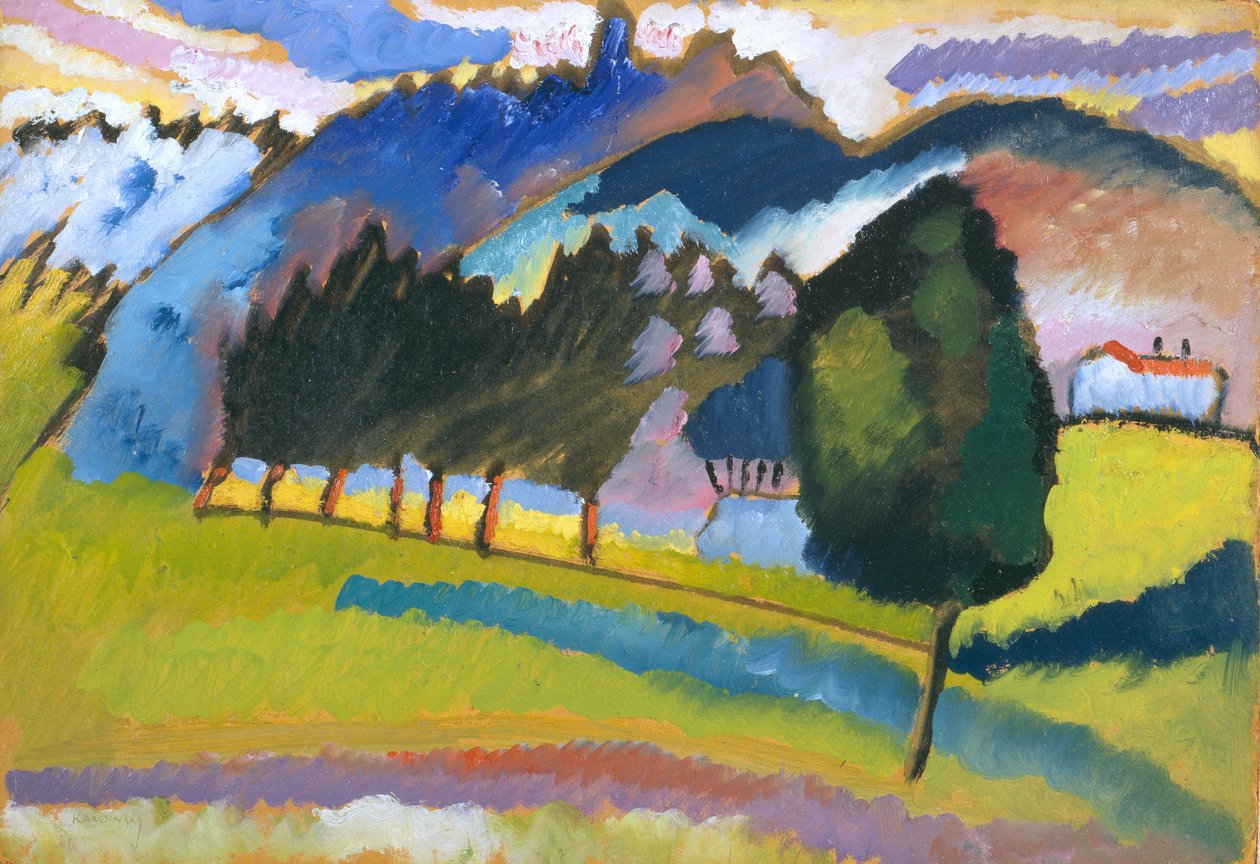 Táj a dombokkal alkotó: Wassily Kandinsky