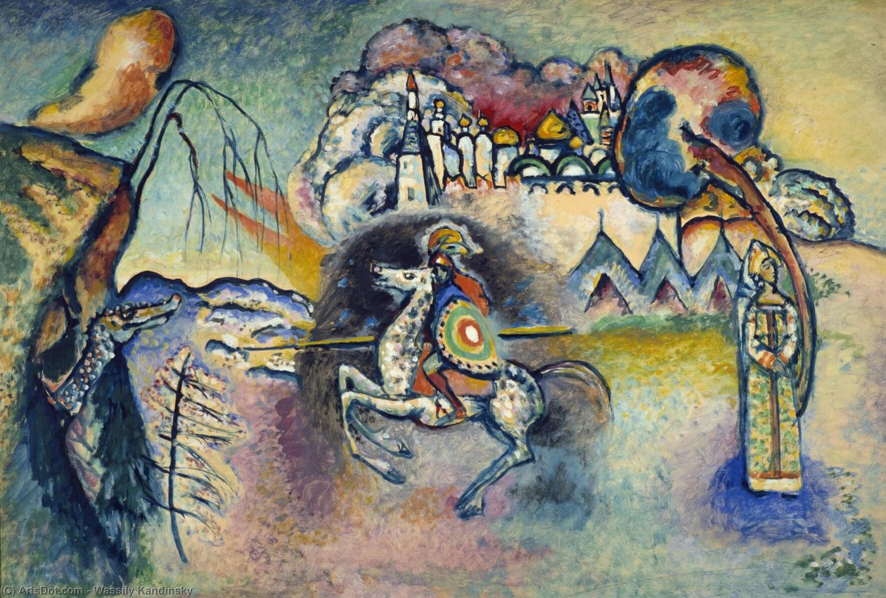utca. György és a sárkány alkotó: Wassily Kandinsky