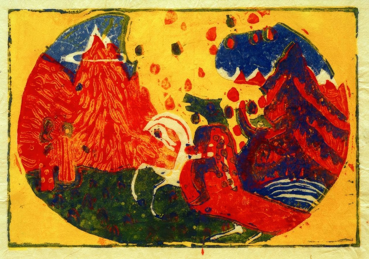 hegyek alkotó: Wassily Kandinsky