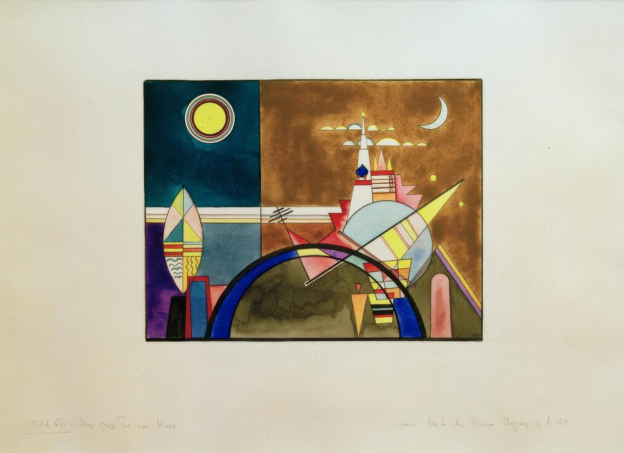 Képek egy kiállításon, XVI. kép: Kijev nagy kapuja alkotó: Wassily Kandinsky