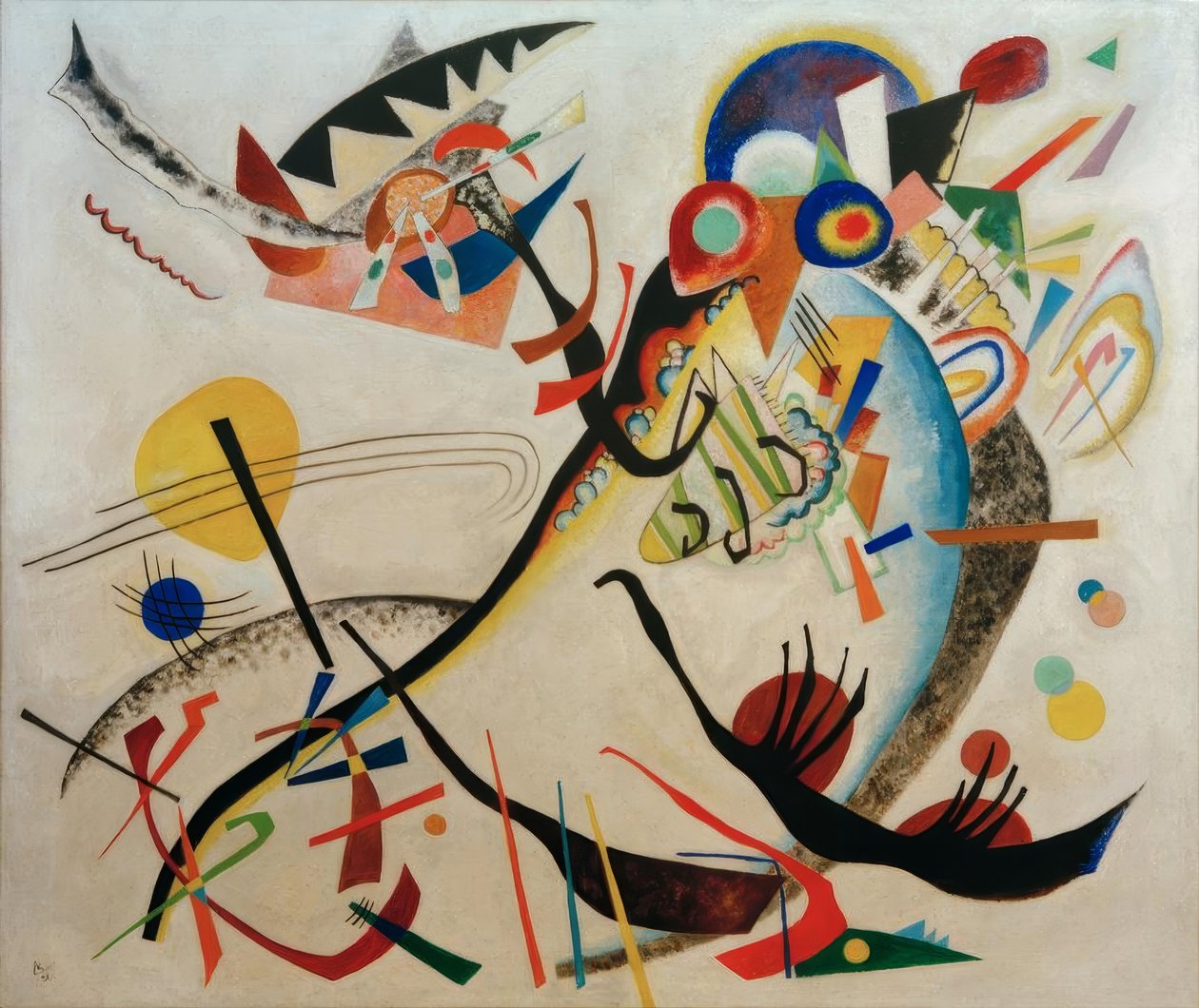 Kék szegmens alkotó: Wassily Kandinsky