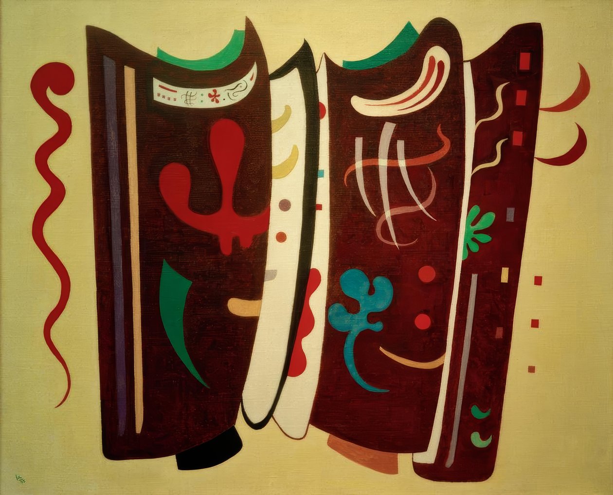 Barna kiegészítő alkotó: Wassily Kandinsky