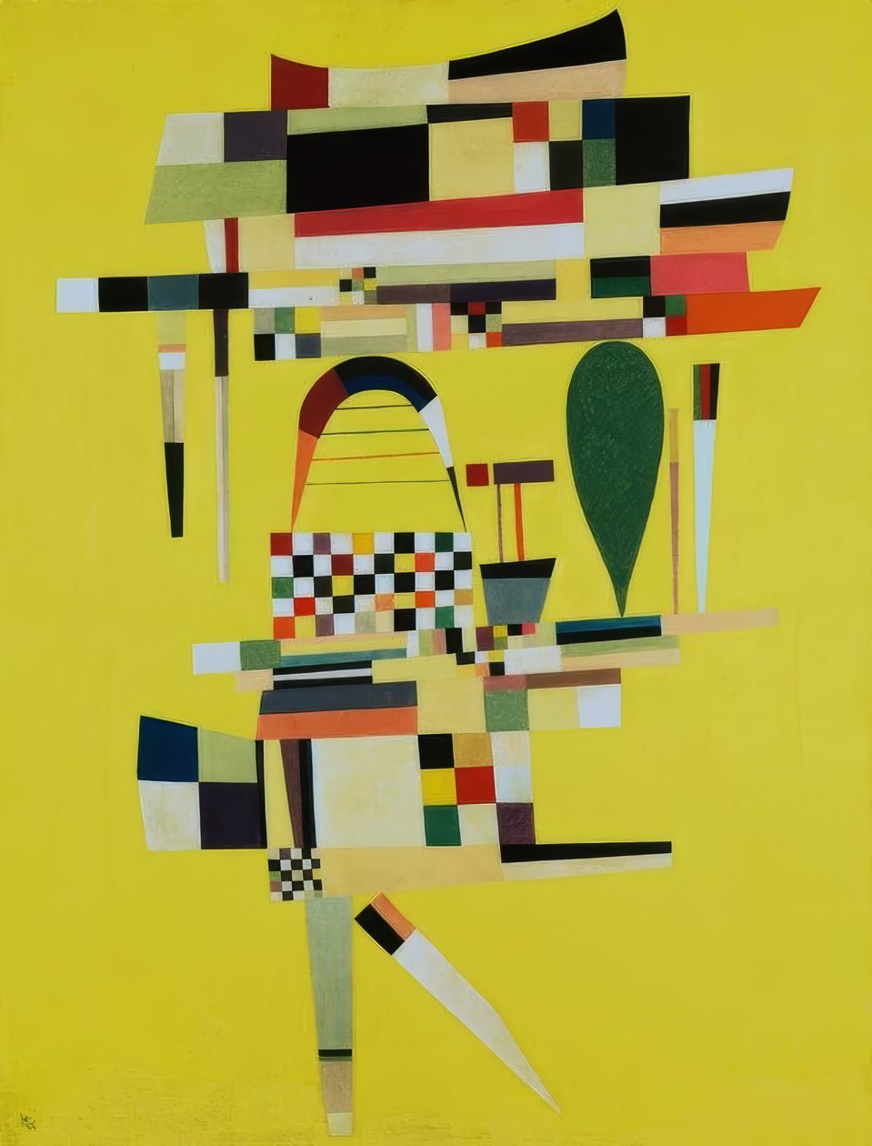 A sárga vászon alkotó: Wassily Kandinsky