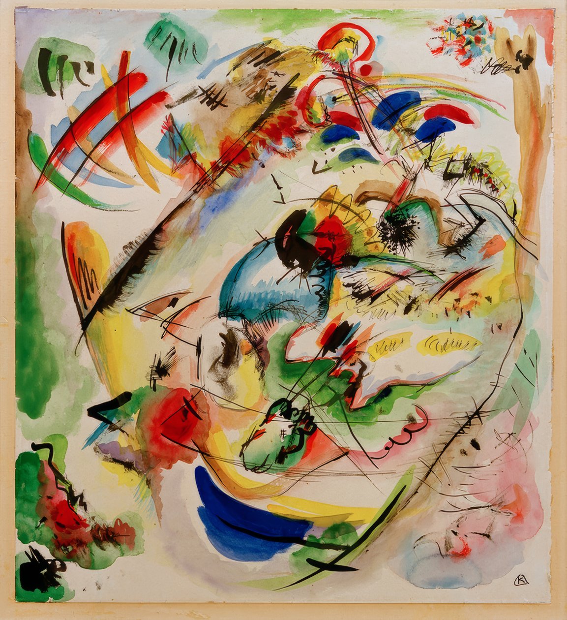 Tervezet az álmodozó improvizációhoz alkotó: Wassily Kandinsky
