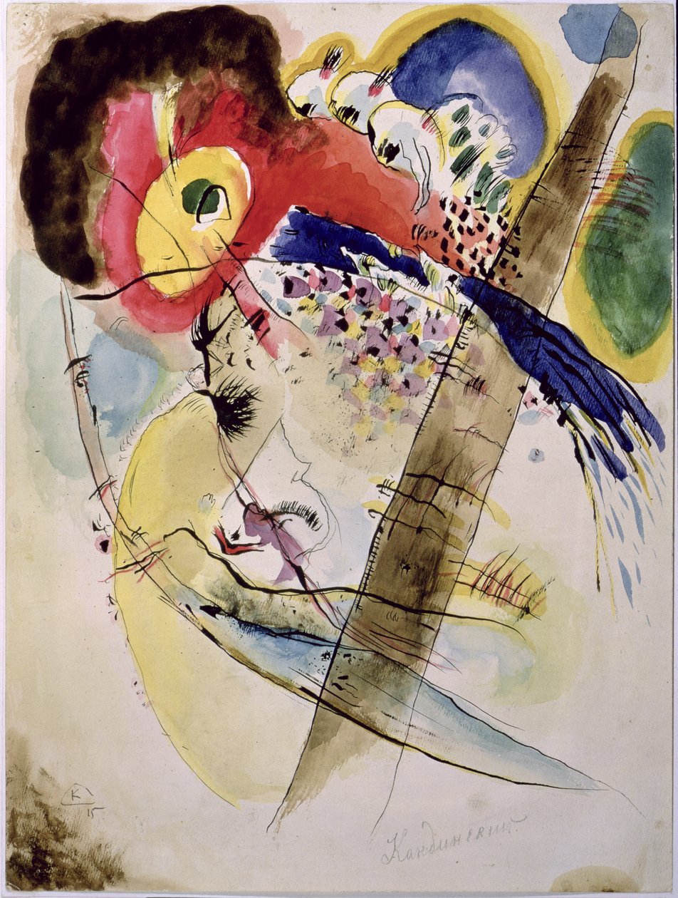 Egzotikus madarak, 1915 alkotó: Wassily Kandinsky