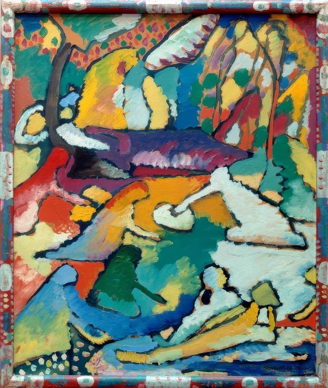 Töredék kompozícióhoz II alkotó: Wassily Kandinsky