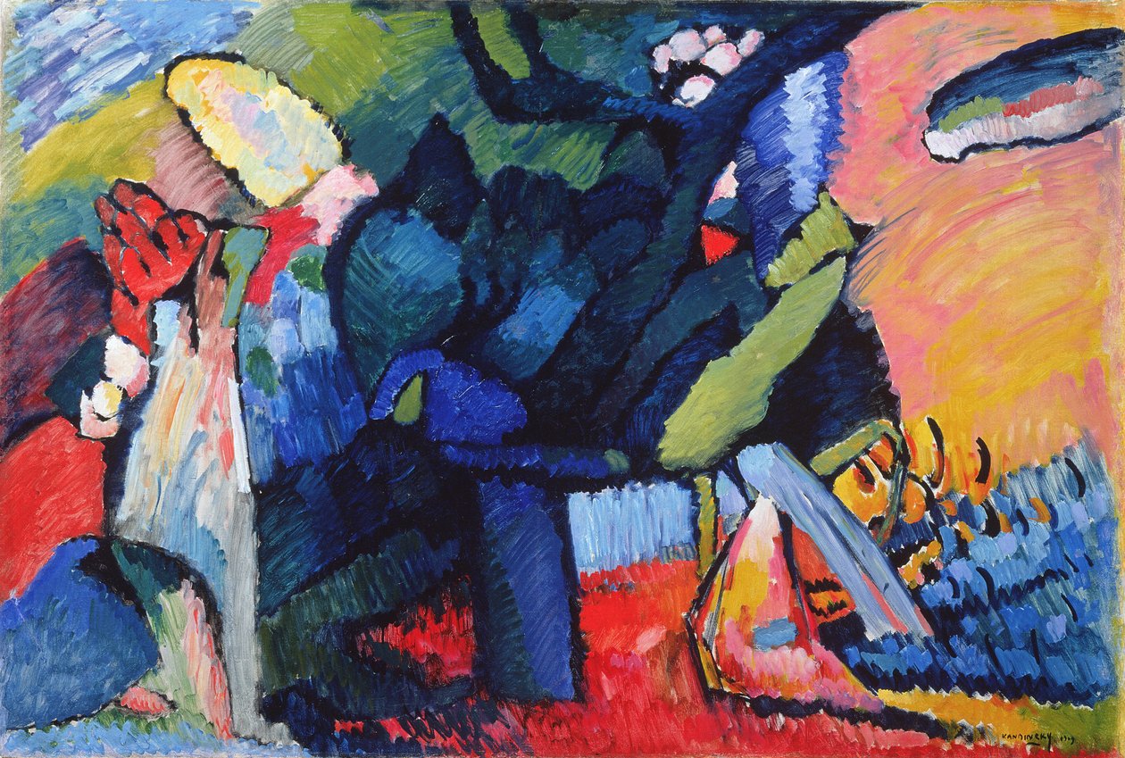 Improvizáció 4, 1909 alkotó: Wassily Kandinsky