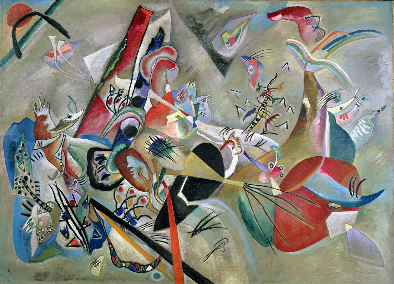 A Szürkében, 1919 alkotó: Wassily Kandinsky