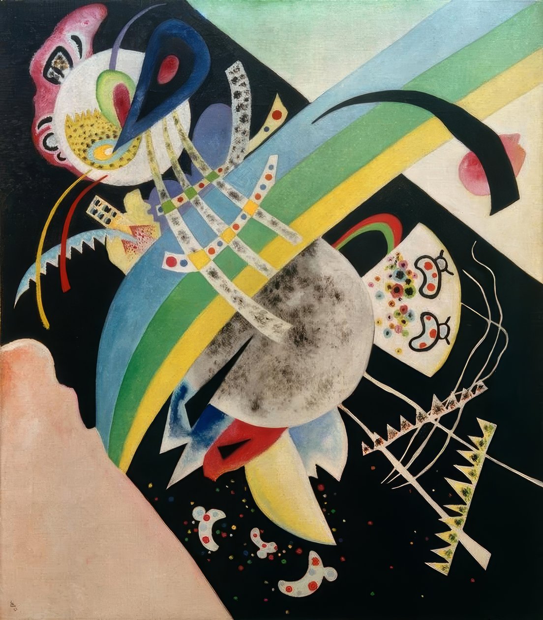 Körök feketén alkotó: Wassily Kandinsky