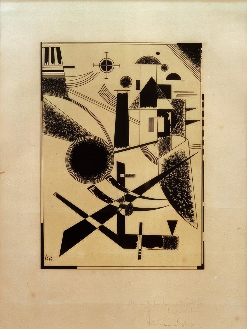 Litográfia No III alkotó: Wassily Kandinsky