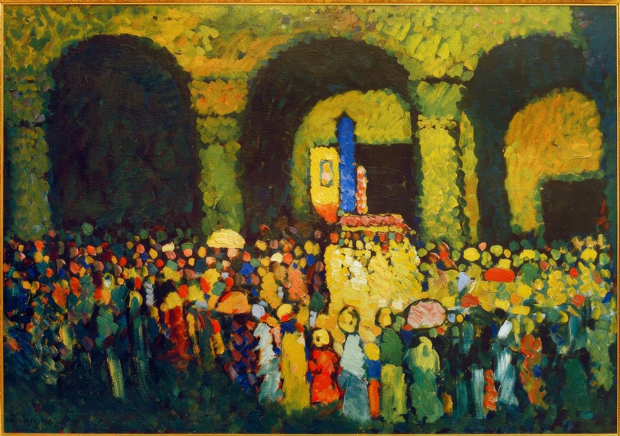 Ludwigskirche Münchenben alkotó: Wassily Kandinsky
