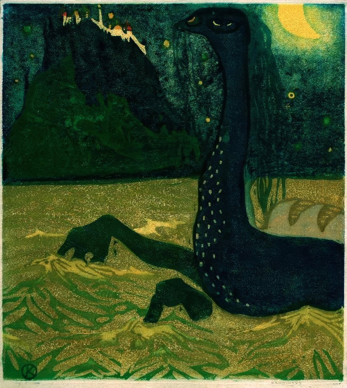 száj éjszaka alkotó: Wassily Kandinsky
