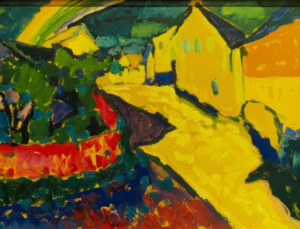Murnau - táj szivárvány alkotó: Wassily Kandinsky