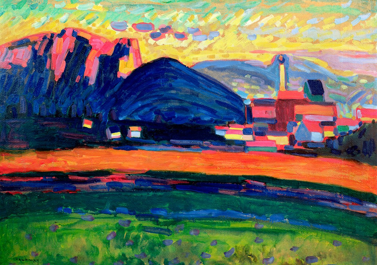 Murnau, 1907 alkotó: Wassily Kandinsky
