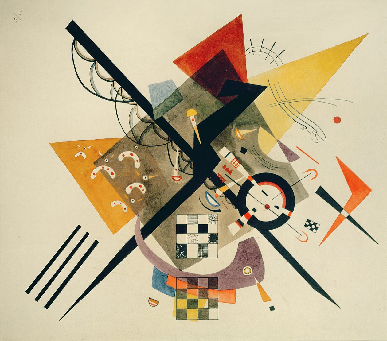 Tanulmány a Fehéren II-hez, 1922 alkotó: Wassily Kandinsky