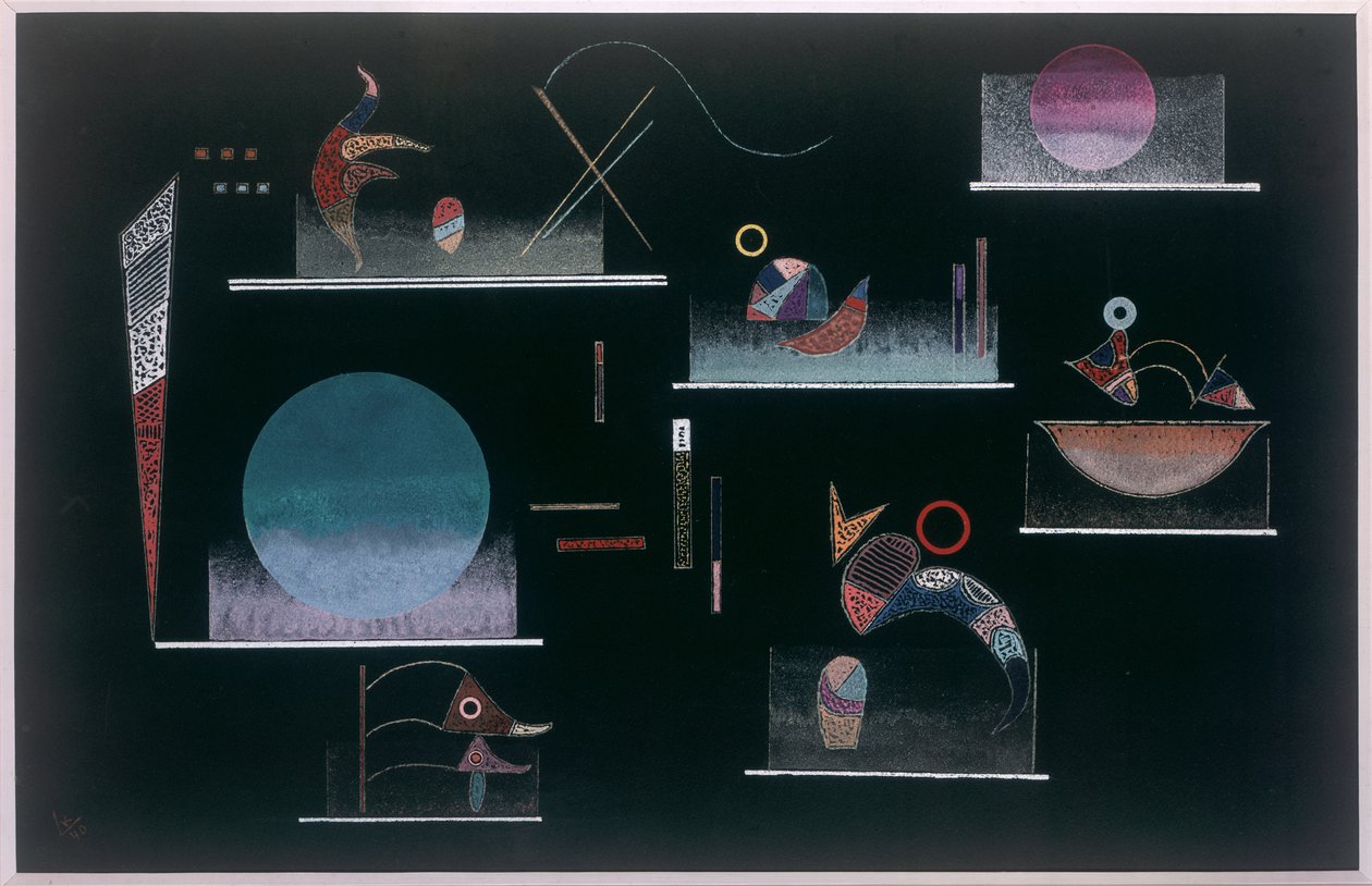 Cím nélkül, 1940 alkotó: Wassily Kandinsky