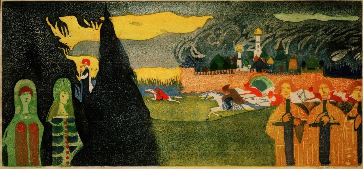 üldözés alkotó: Wassily Kandinsky