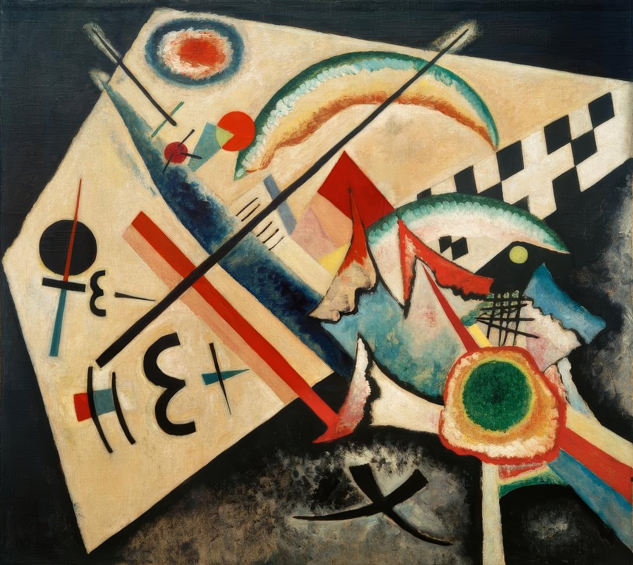 Fehér kereszt alkotó: Wassily Kandinsky