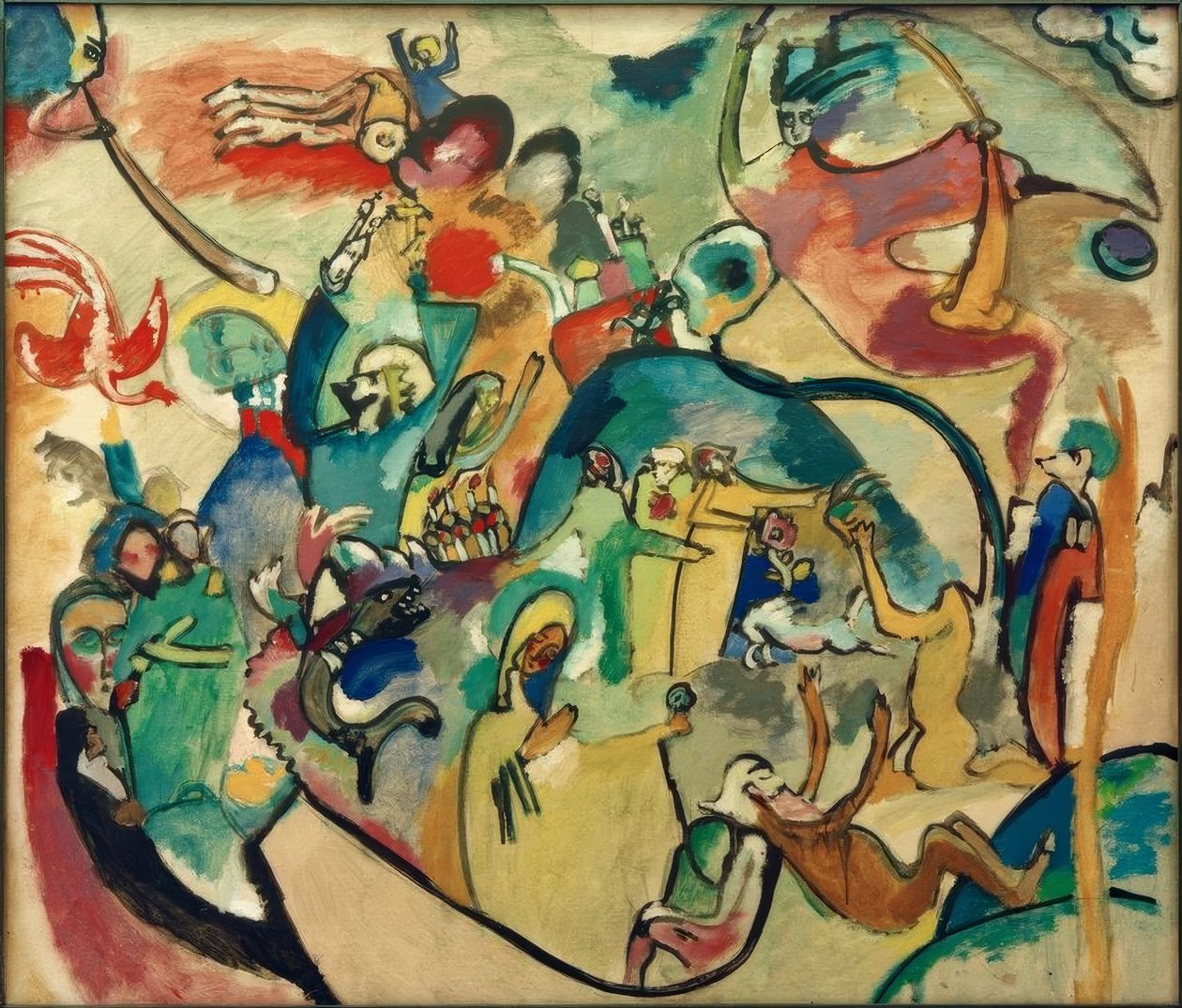 Mindenszentek napja II alkotó: Wassily Kandinsky
