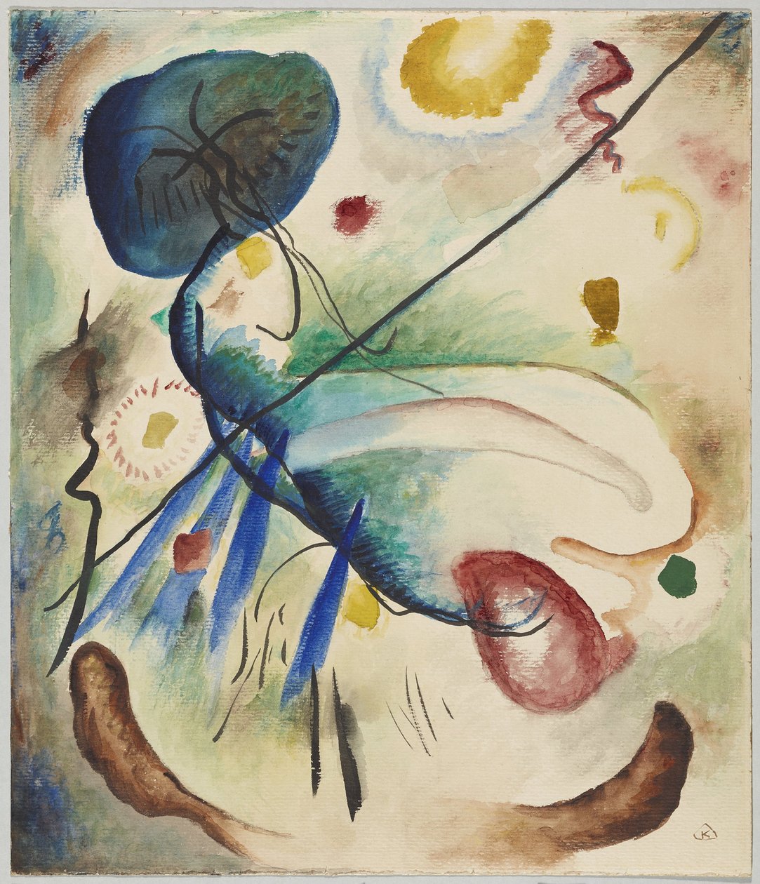 Akvarell vonallal alkotó: Wassily Kandinsky