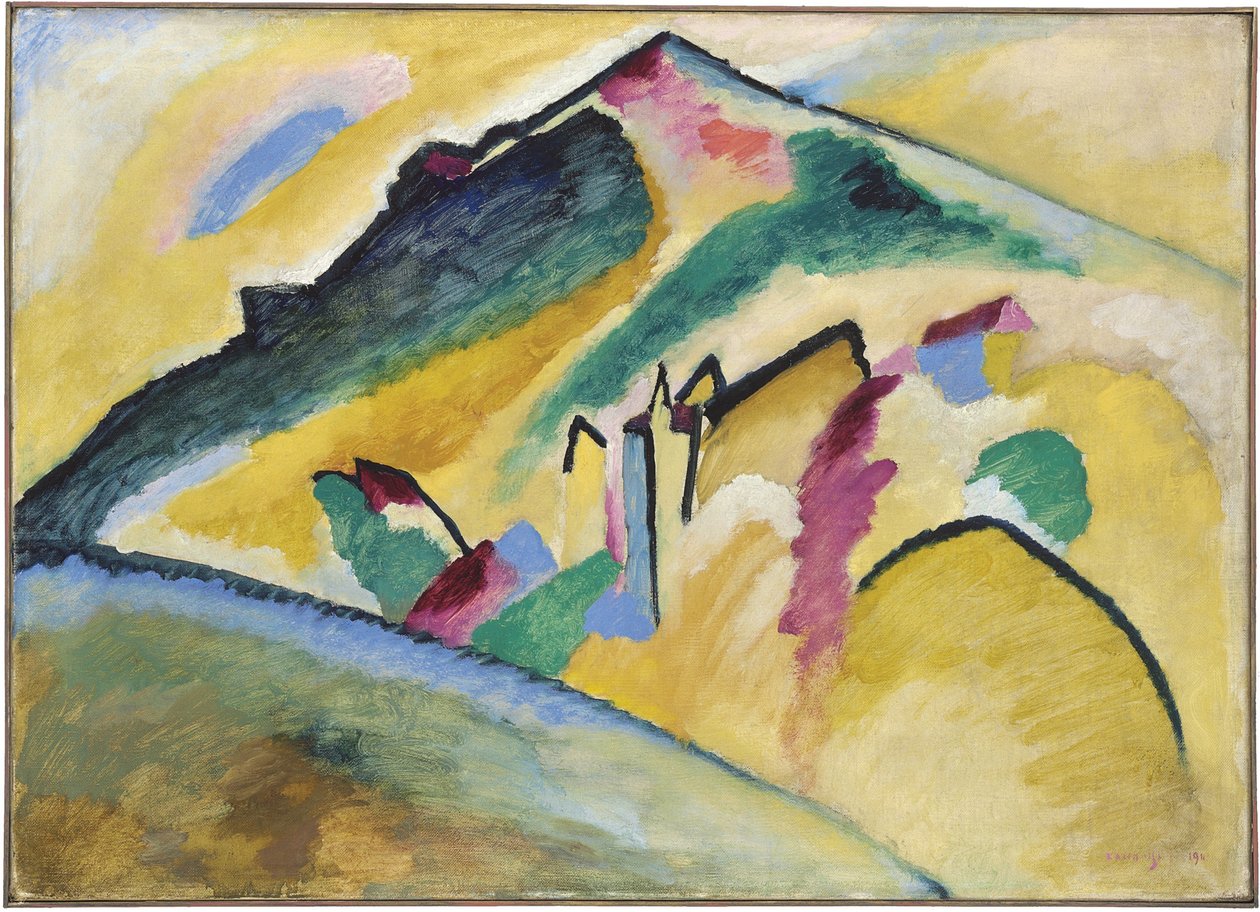 Őszi táj alkotó: Wassily Kandinsky