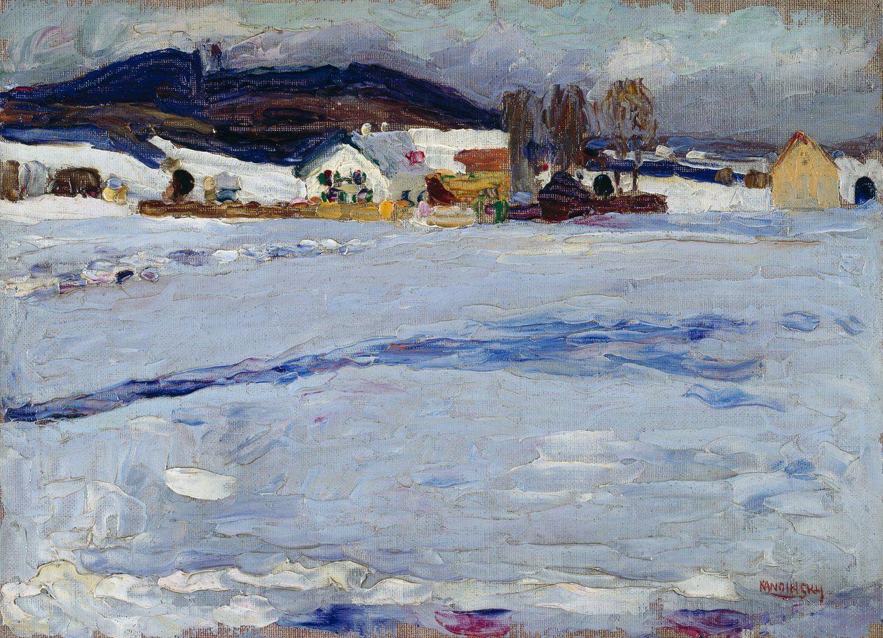 Starnberg közelében – Tél alkotó: Wassily Kandinsky