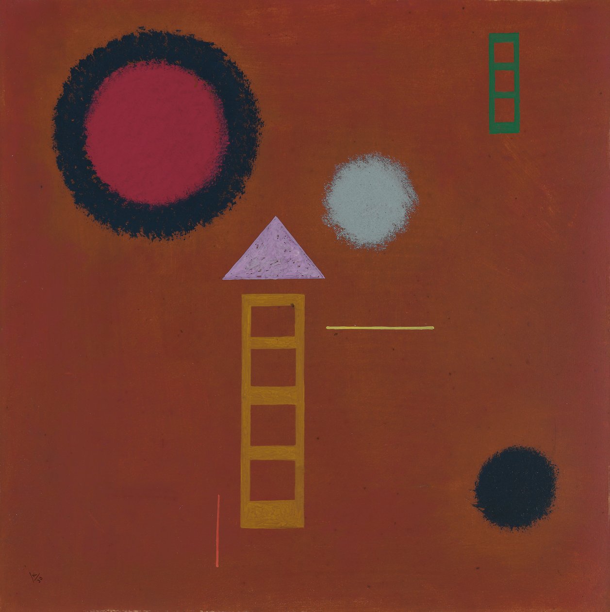 nyugodt; Megnyugodtam alkotó: Wassily Kandinsky