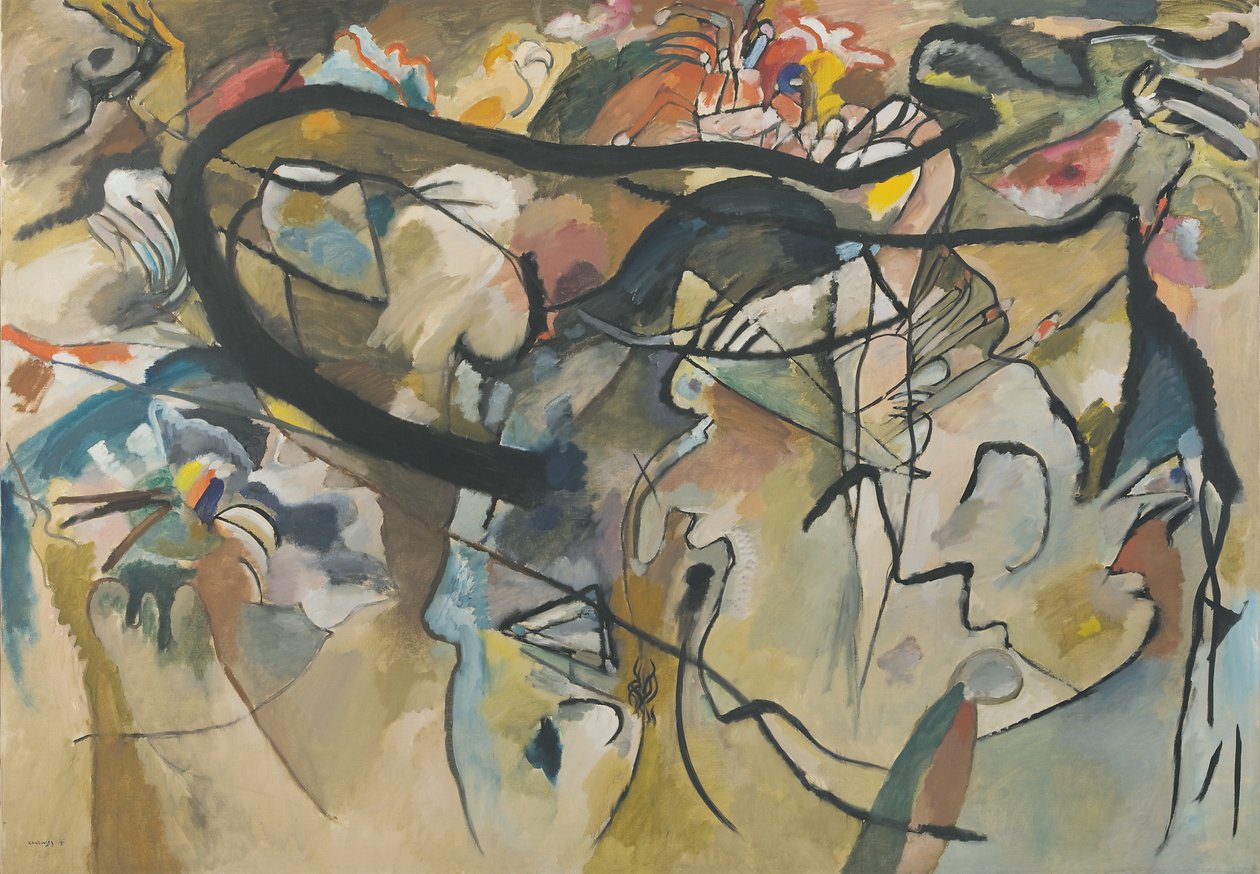 Összetétel V alkotó: Wassily Kandinsky
