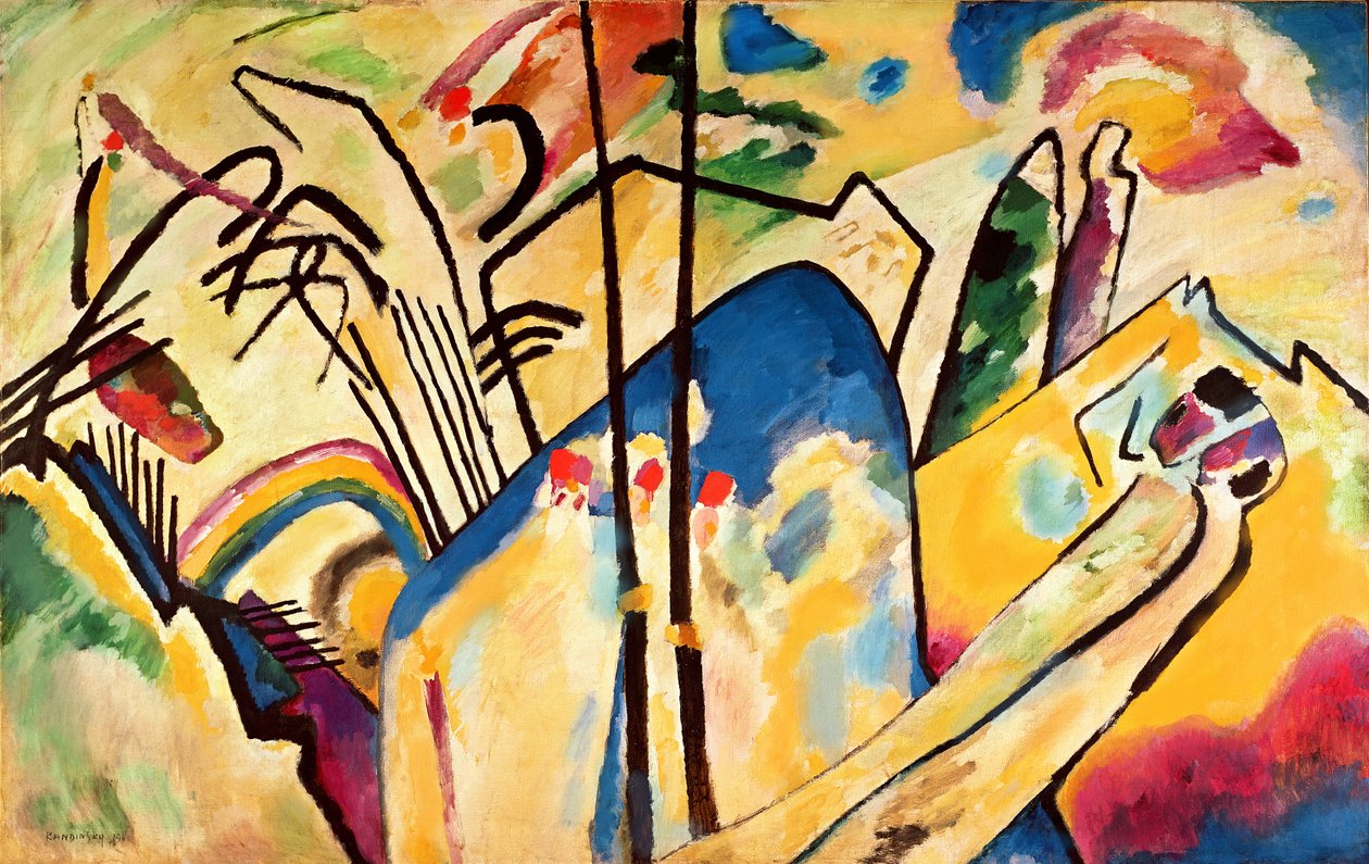 Összetétel sz. 4 alkotó: Wassily Kandinsky