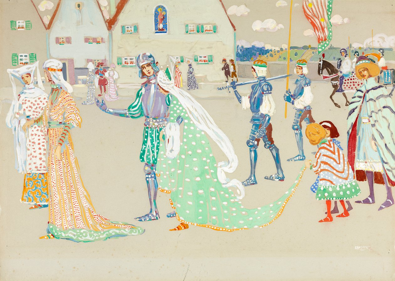 Az ifjú pár alkotó: Wassily Kandinsky