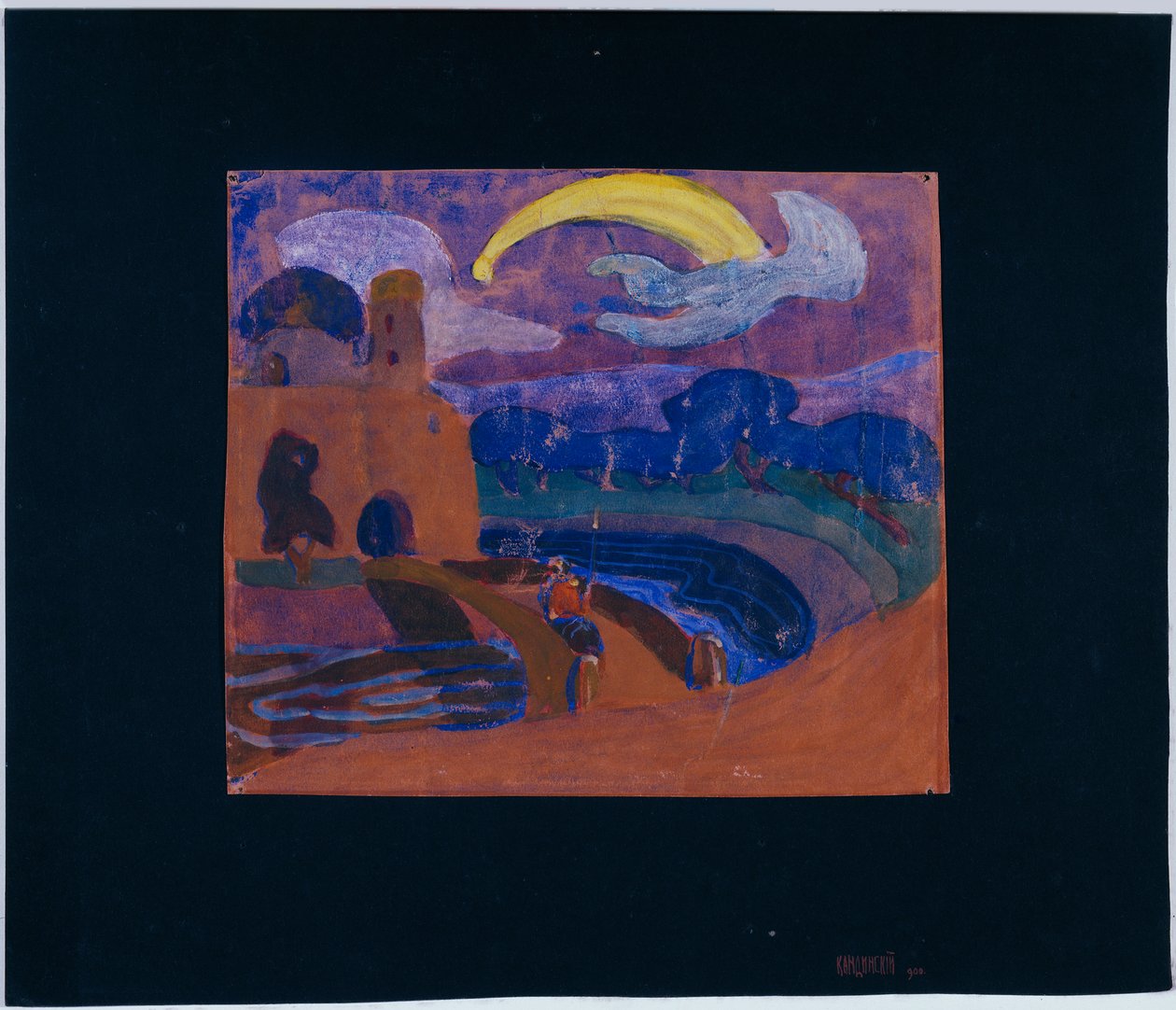 Az üstökös (éjszakai lovas?) alkotó: Wassily Kandinsky