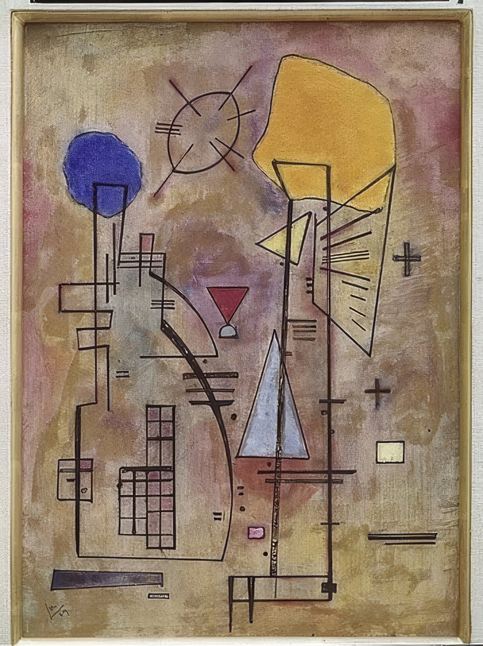 Egy kettő. 1929 alkotó: Wassily Kandinsky