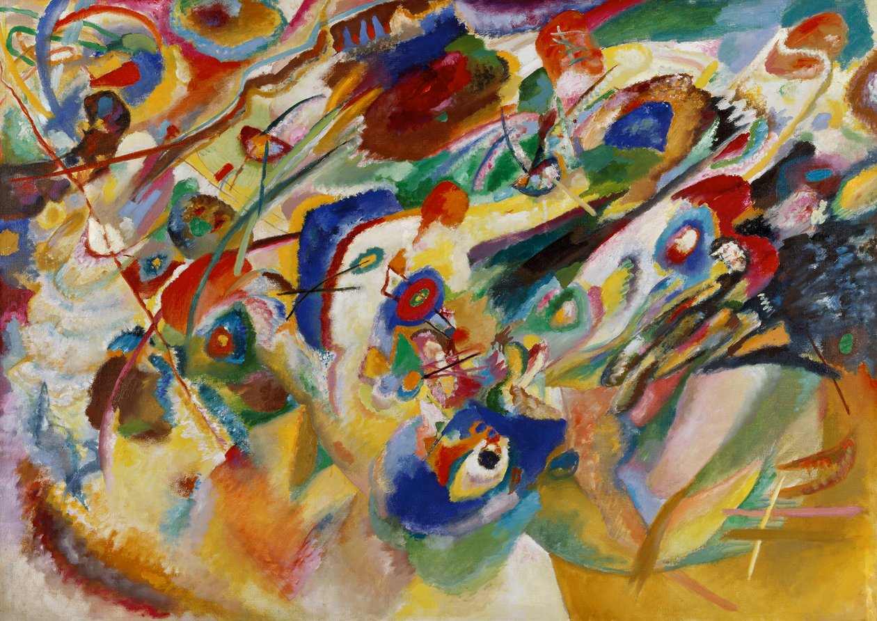 2. tervezet a VII. összetételhez alkotó: Wassily Kandinsky