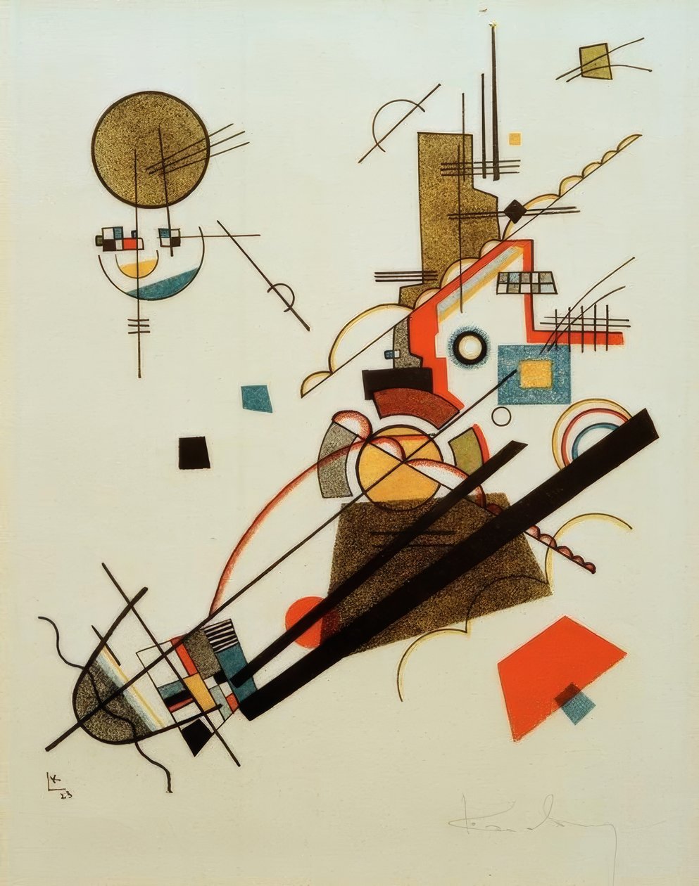 Boldog mászást alkotó: Wassily Kandinsky