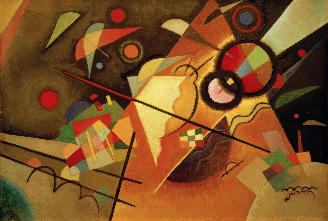 Sárga hegy alkotó: Wassily Kandinsky
