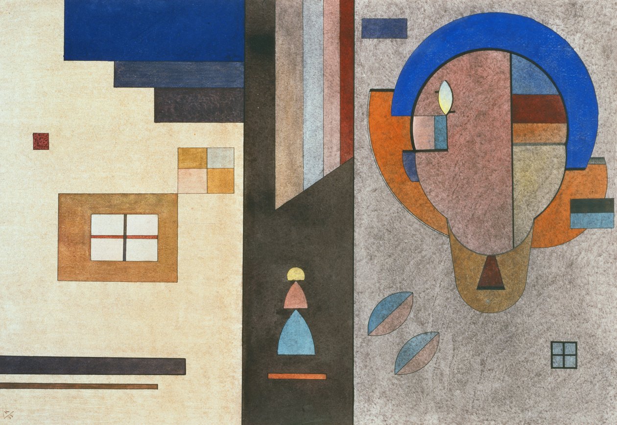 Külön-kapcsolt - Divisé-Lié alkotó: Wassily Kandinsky