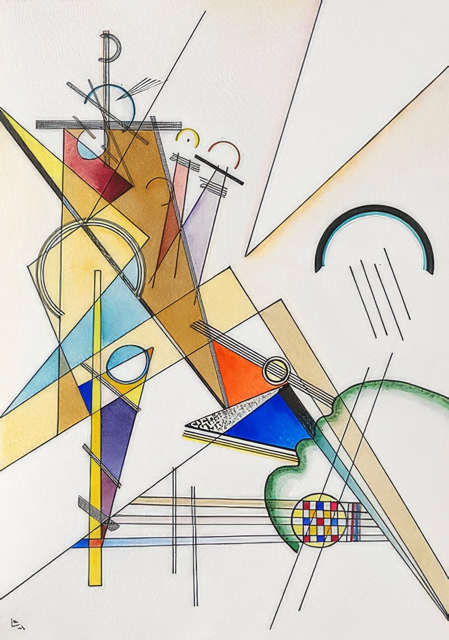 Szövet. 1923 alkotó: Wassily Kandinsky