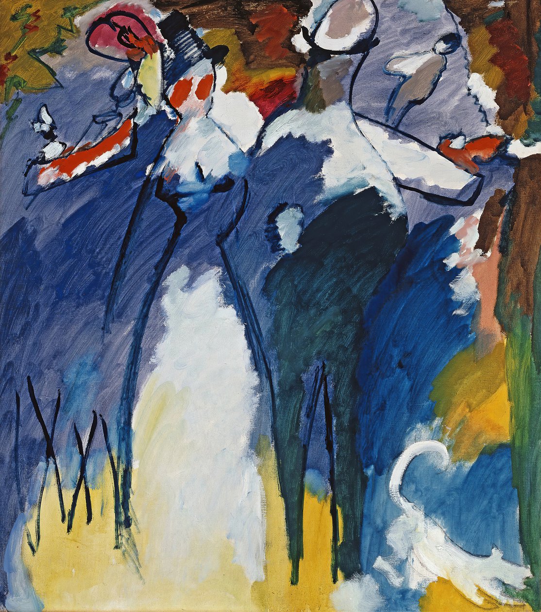 Benyomás VI, vasárnap, 1911. alkotó: Wassily Kandinsky
