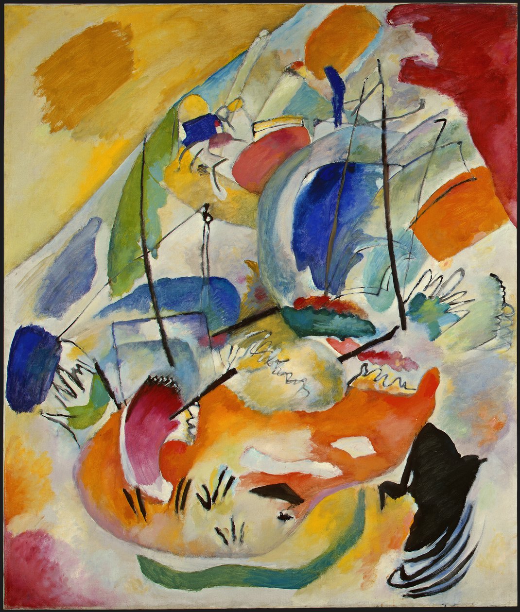 Improvizáció 31 tengeri csata alkotó: Wassily Kandinsky