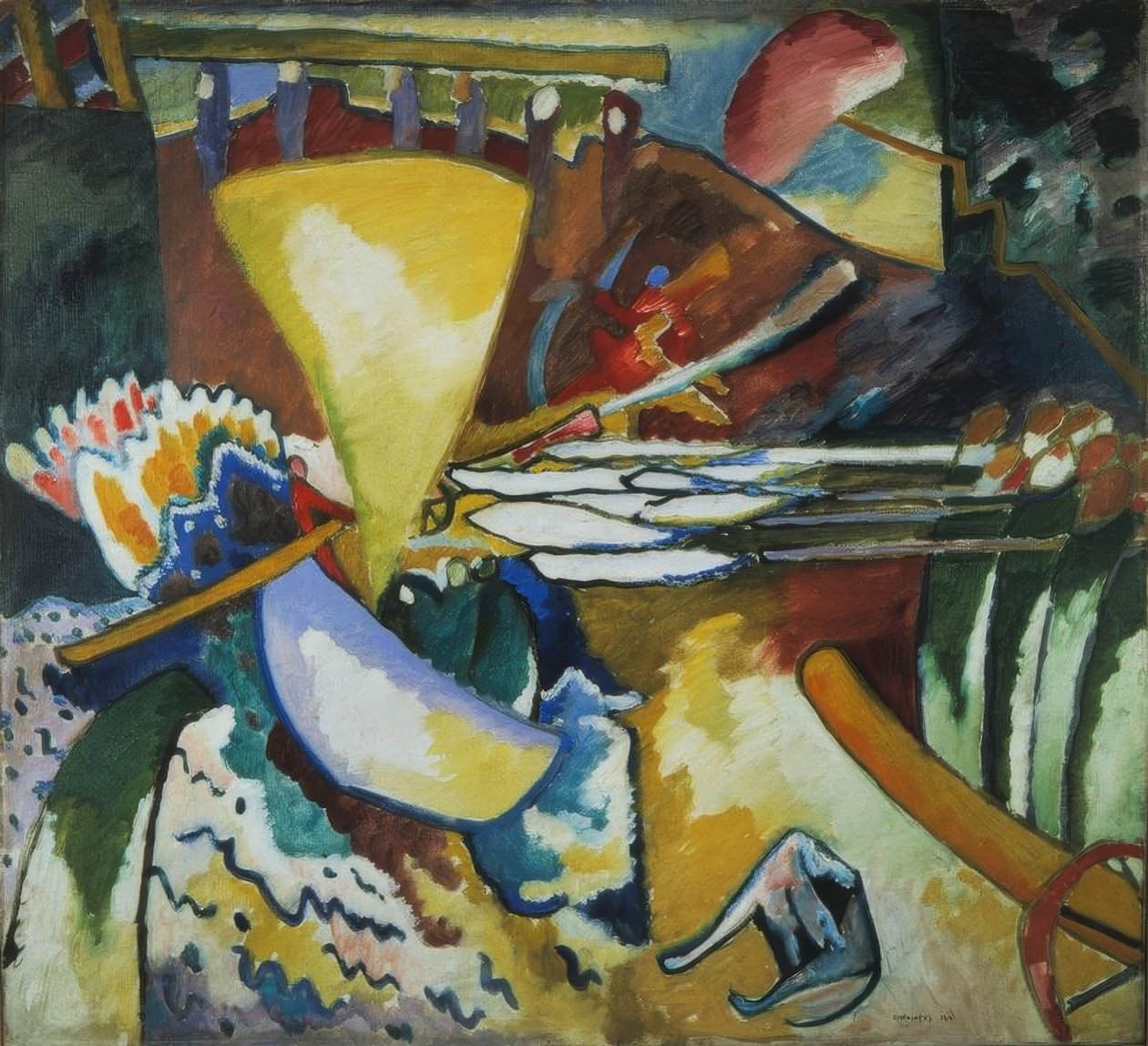 Improvizáció II alkotó: Wassily Kandinsky